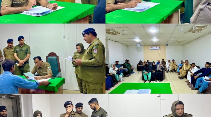 کھلی کچہری، کا انعقاد،
