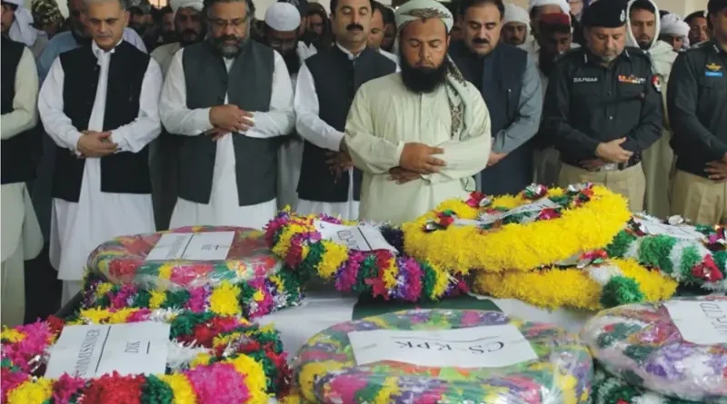 ٹانک خود کش حملہ 15 اہلکار شہید ہو گئے